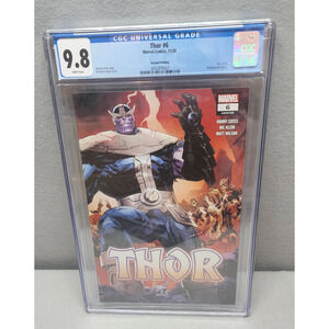 Thor‎ # 6 Cates 2nd Print CGC 9.8 Variant Klein Thanos Black Winter Thane